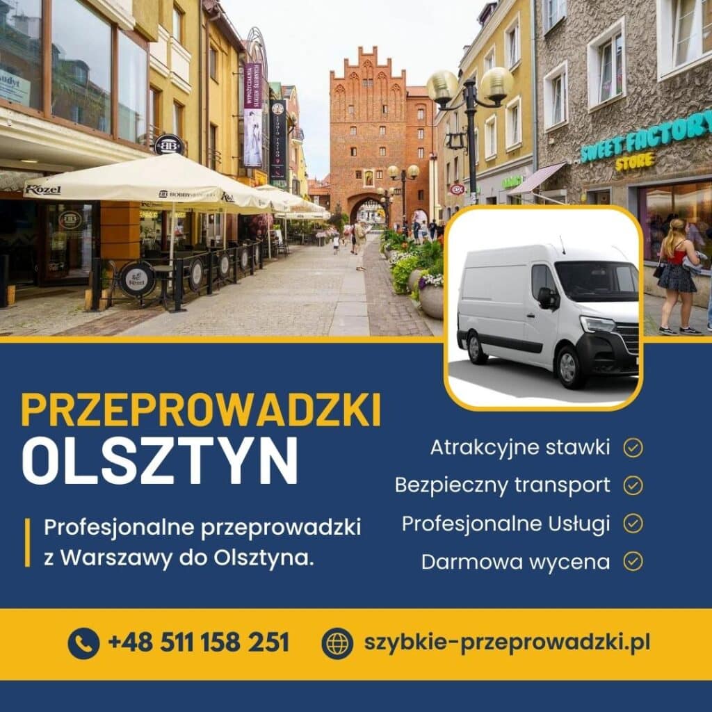Przeprowadzki Warszawa Olsztyn