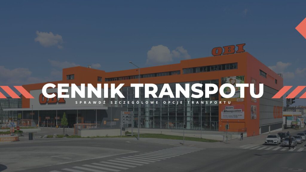 Transport OBI Cennik