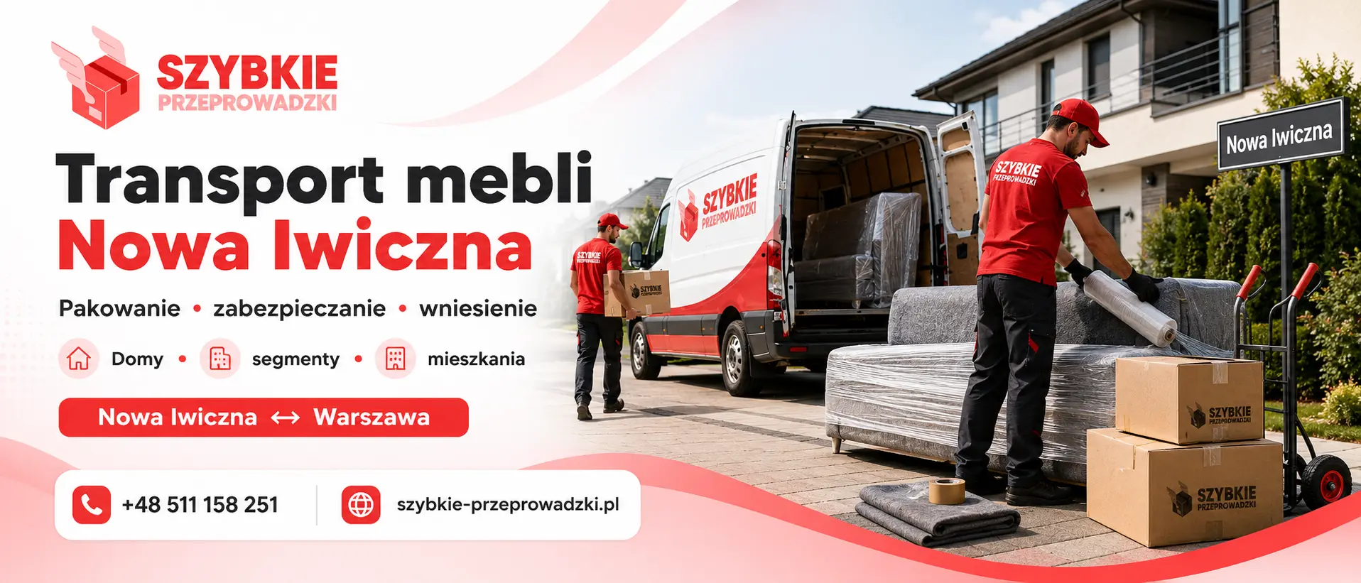 Transport mebli Nowa Iwiczna i zabezpieczanie wyposażenia